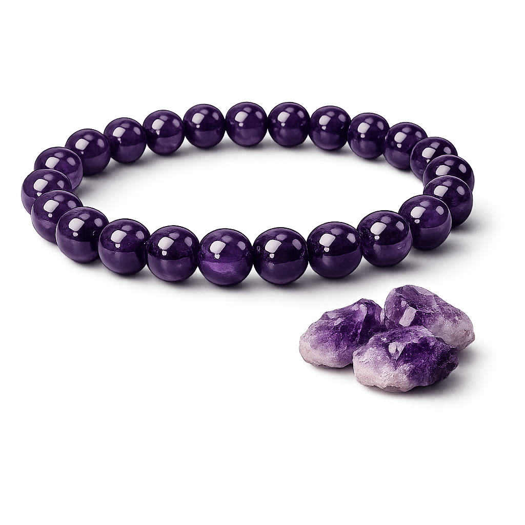 Amethyst Bracelet — Crystal Bracelet on Jotishbani