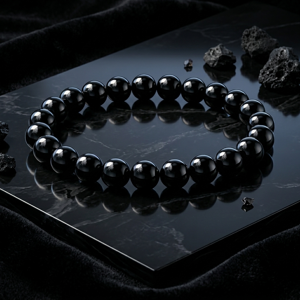 Black Obsidian Bracelet photo