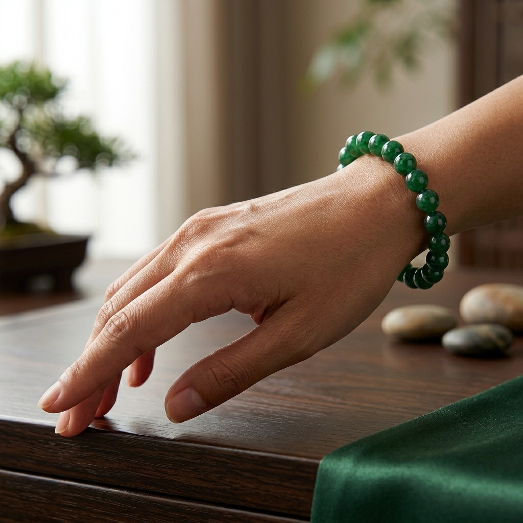 Green Jade Bracelet photo