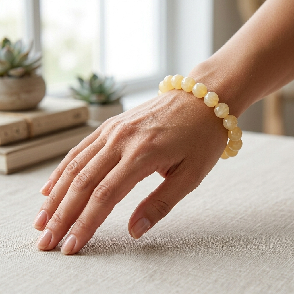 Yellow Calcite Bracelet photo
